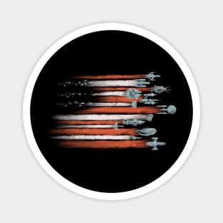 Vintage Sci-Flyers Magnet